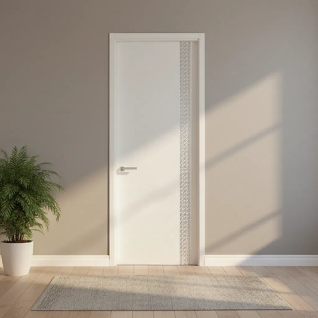 Factory Manufacturer Melamine MDF Door Kitchen Modern Interior Melamine Wooden Doors