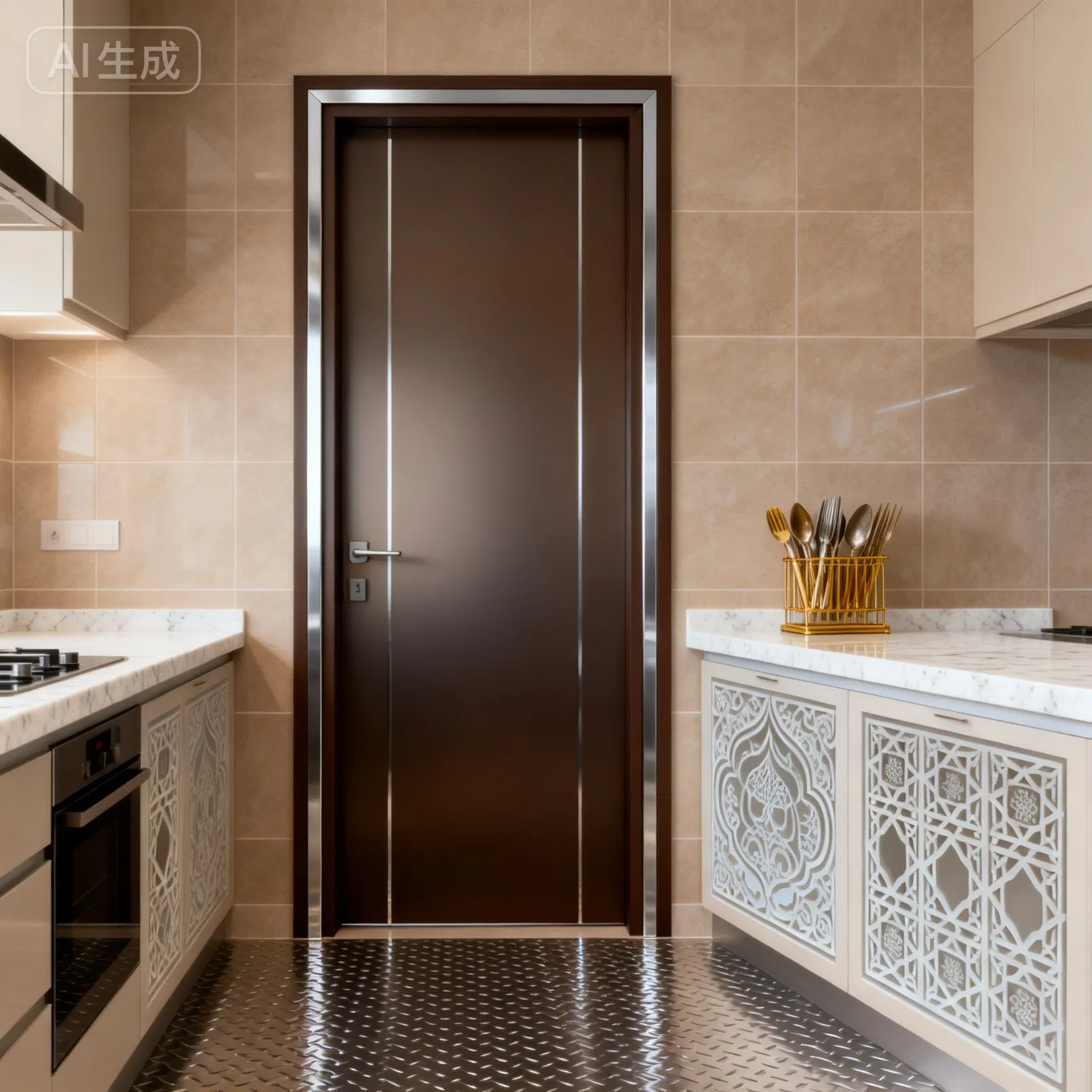 Customized Interior Wooden Assembly Door Laminated Flush MDF PVC WPC Door USA Market