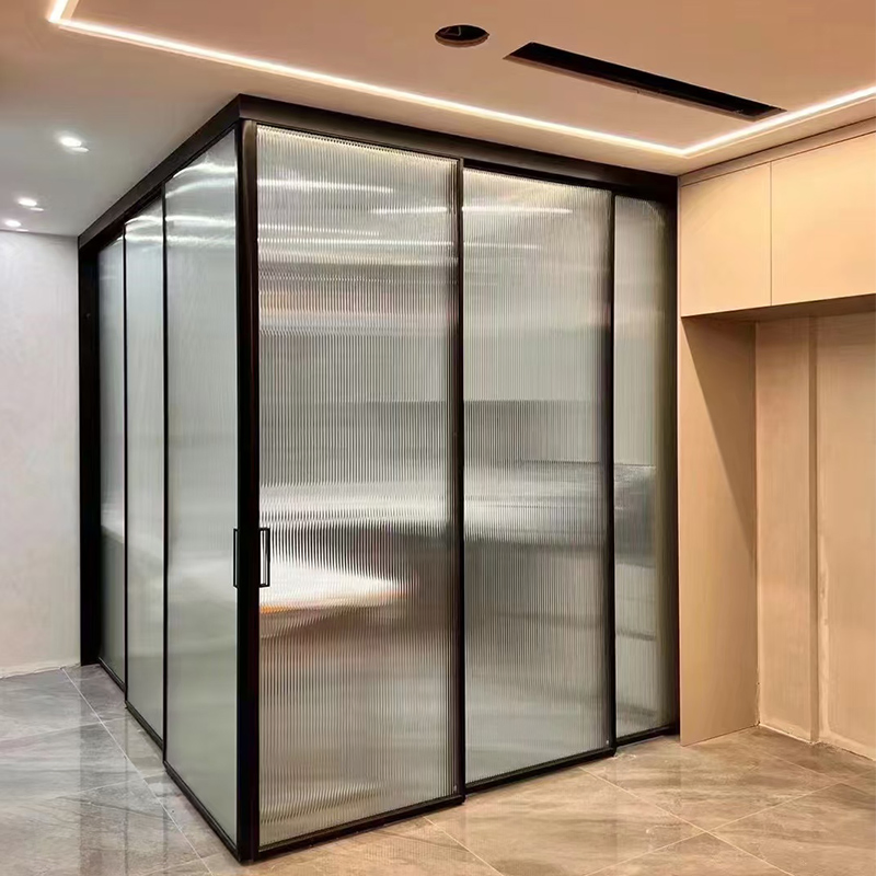 High Performance Commercial Heavy Duty Automatic Sliding Door Aluminum Glass Door