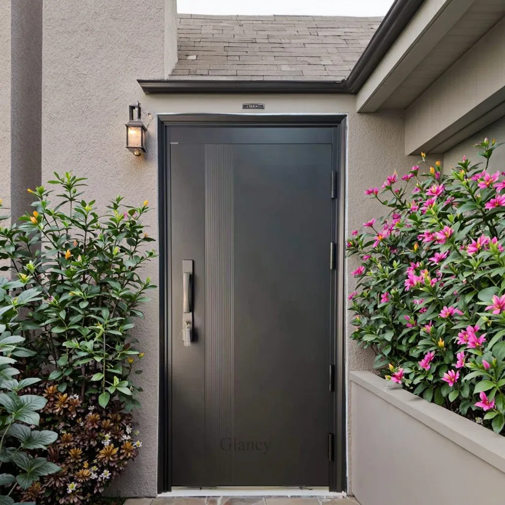 Cheap Price Stainless Steel Door Front Metal Modern Exterior Security Steel Door Cast Aluminium Security Door