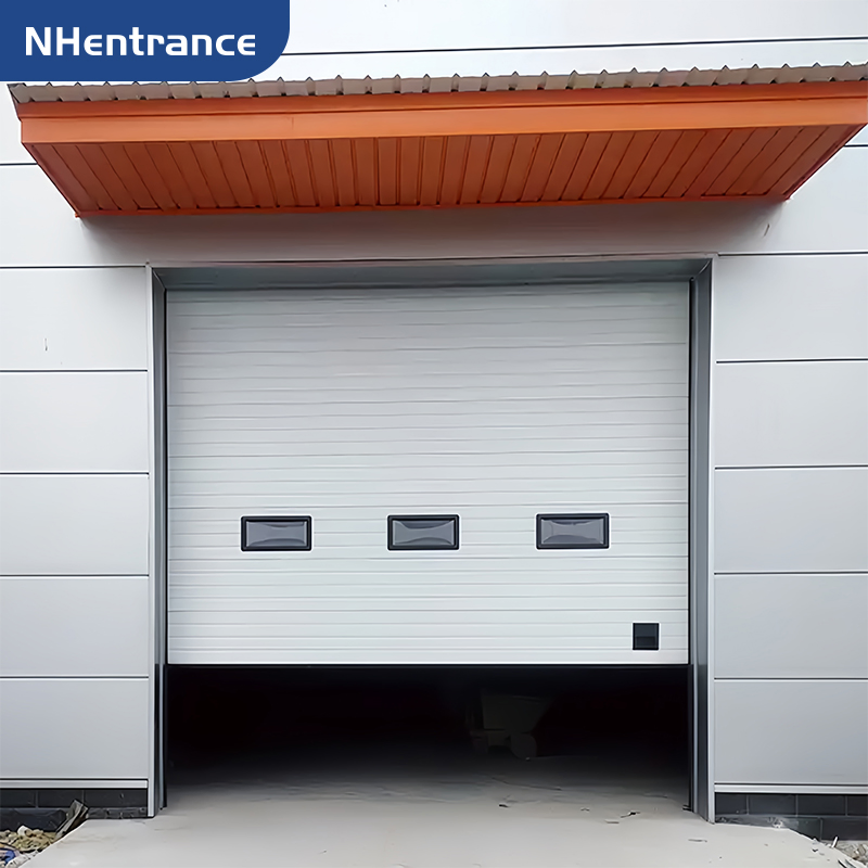 Commercial Industrial Steel Insulated Overhead Door for Factory and Warehouse Sectional Garage Door