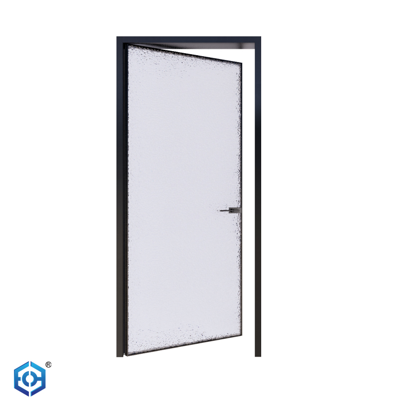 Aluminum Sectional Design Interior Aluminum Flush Modern Design Pivot Glass Door