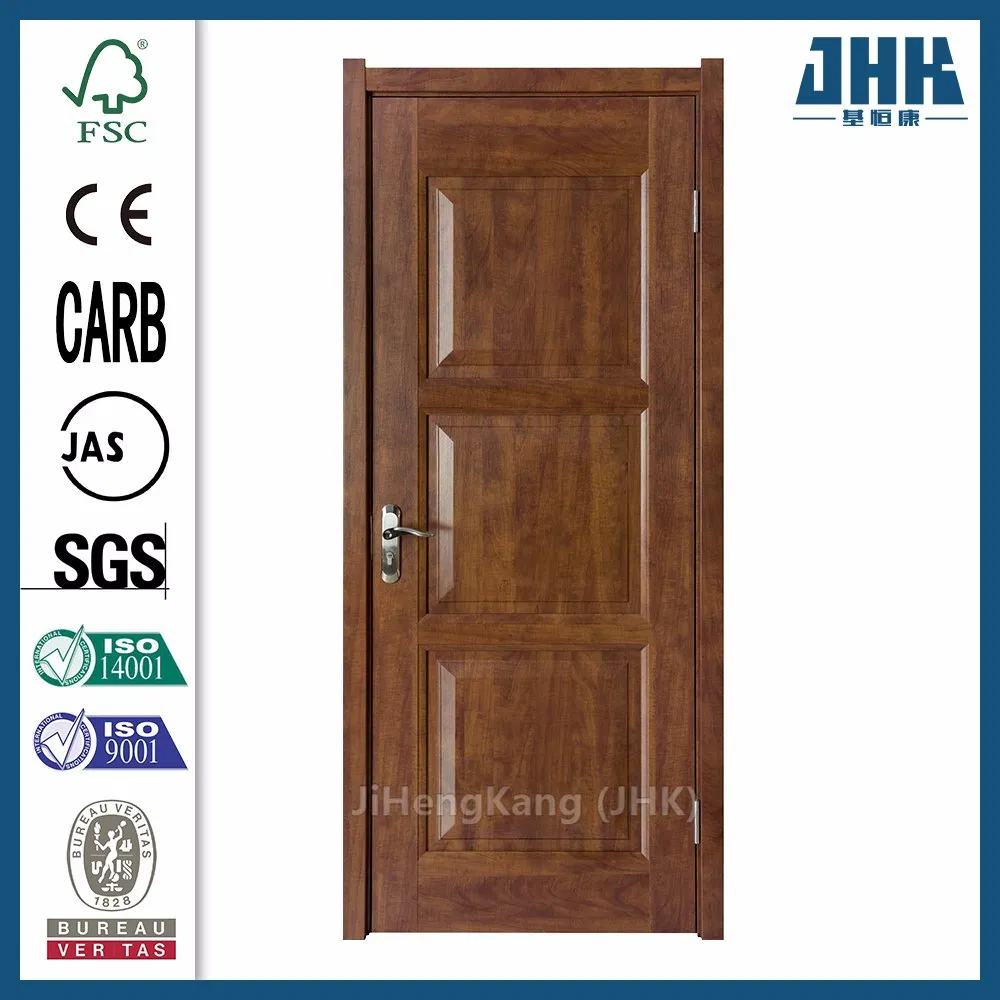 Jhk Kitchen Economical Interior Laminated MDF/HDF Moulde Wooden PVC Door
