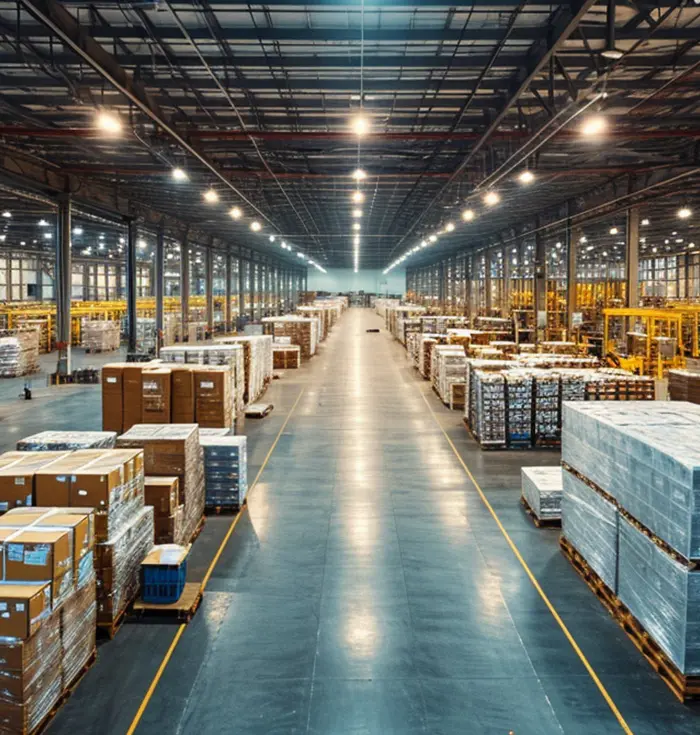 Logistics center throughput optimization