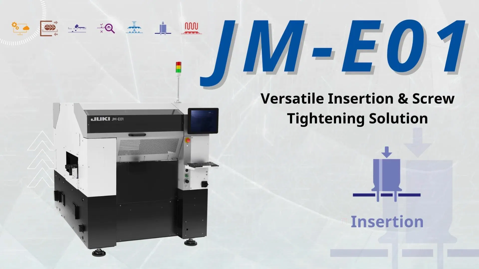 Linha SMT Juki Jm-E01 Fornecedor de Equipamento de Inserção Máquina de Plug-in SMD