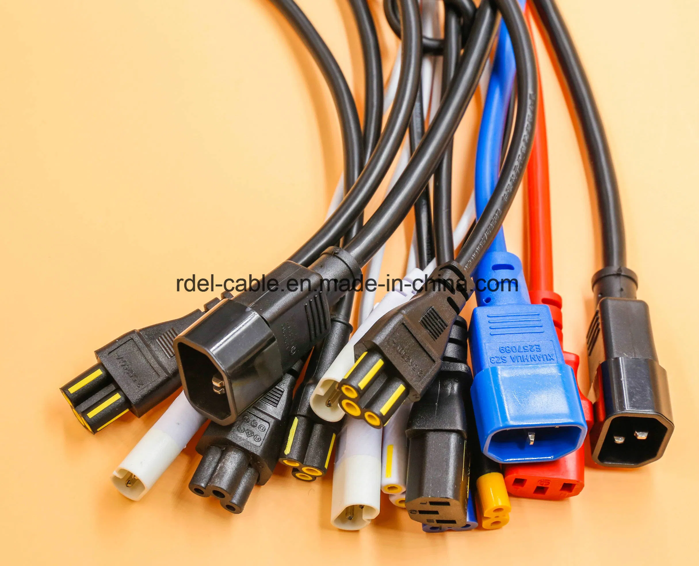 Conector IEC Reprogramável com Fechadura C13 C14 C15 C19 C20 C21