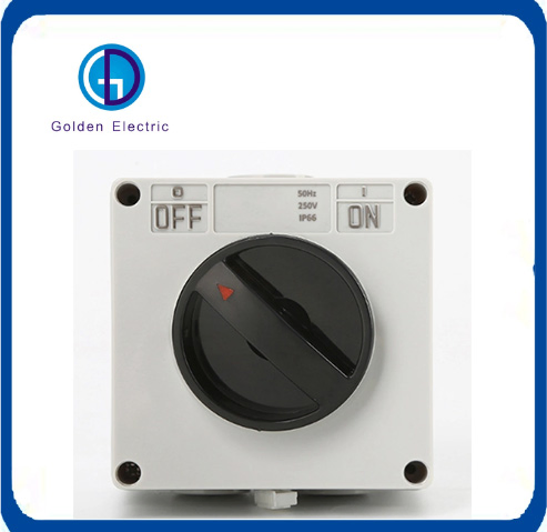 Venda Direta de Fábrica IP66 Interruptor de Tomada Elétrica à Prova d'Água para Uso Externo