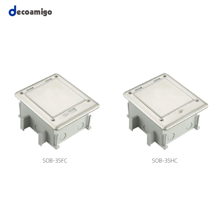 Receptáculos de tomada de piso elétrico à prova d'água do novo tipo Decoamigo