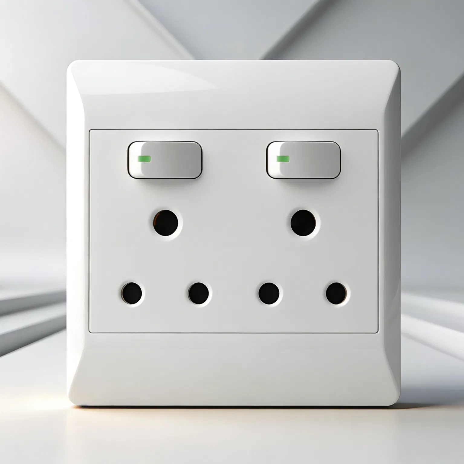 Tomada da África do Sul com porta de carregamento USB padrão SABS