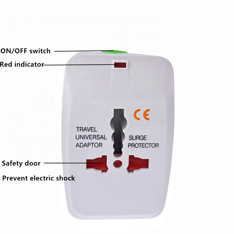 Melhores Vendas Mundialmente Carregador Presente Promocional Adaptadores de Viagem Adaptador Universal Adaptador de Viagem Plugue Internacional Plugues e Tomadas Elétricas