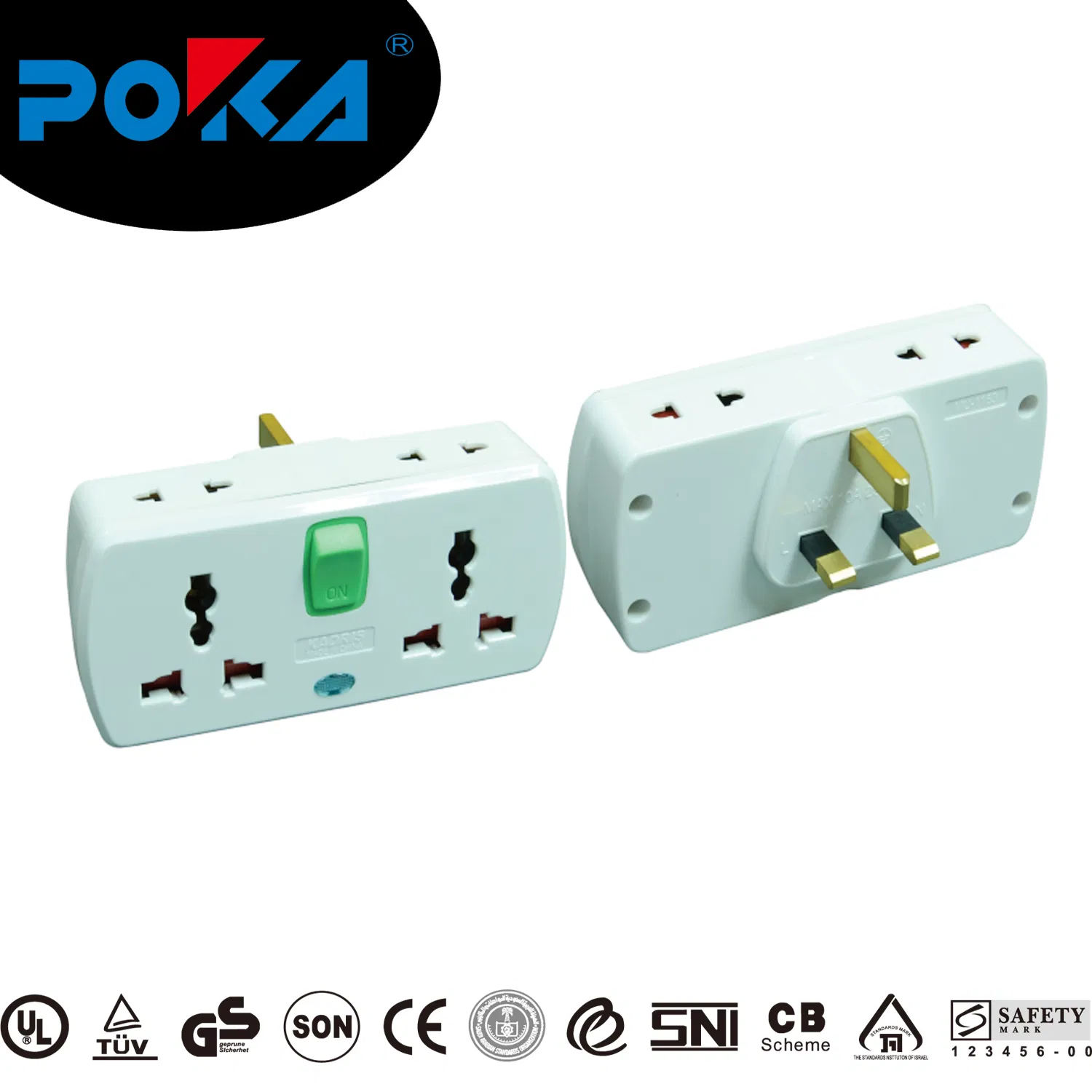 Adaptador de Tomada Multi Internacional com Interruptor