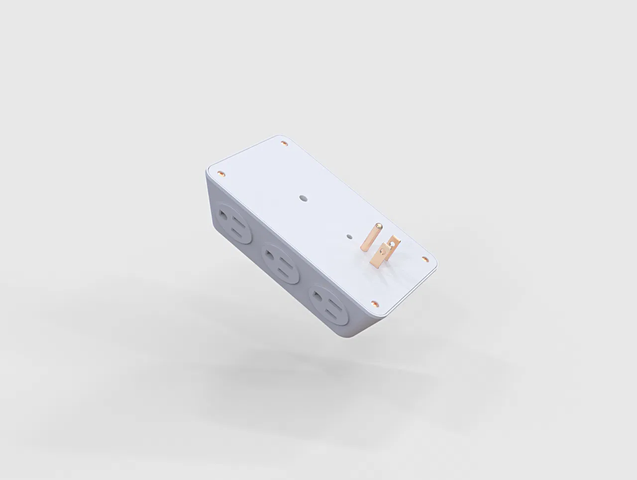 12 em uma régua de energia USB com proteção contra surtos