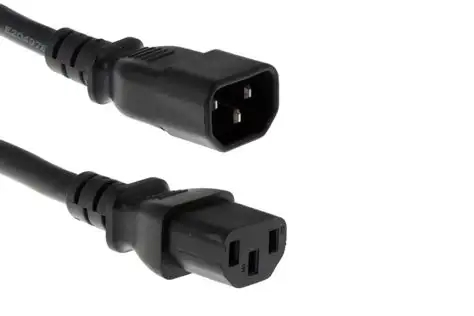 Fábrica de Guangzhou Tempo de Entrega Rápido 10A 250V IEC C13 C14 Cabo de Alimentação