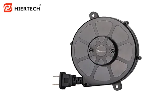 Carretel de extensão elétrica HIERTECH JP com cabo retrátil automático