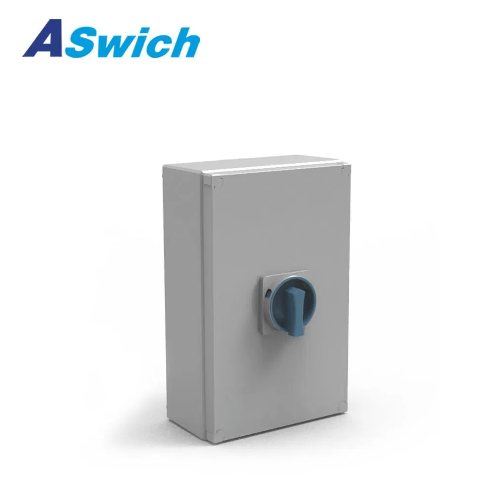 IP66 415V/690V AC 10A 16A 20A 25A 32A 40A 50A 63A 80A 100A 125A Interruptor Isolador Solar PV AC/DC à Prova d'Água e à Prova de Tempo