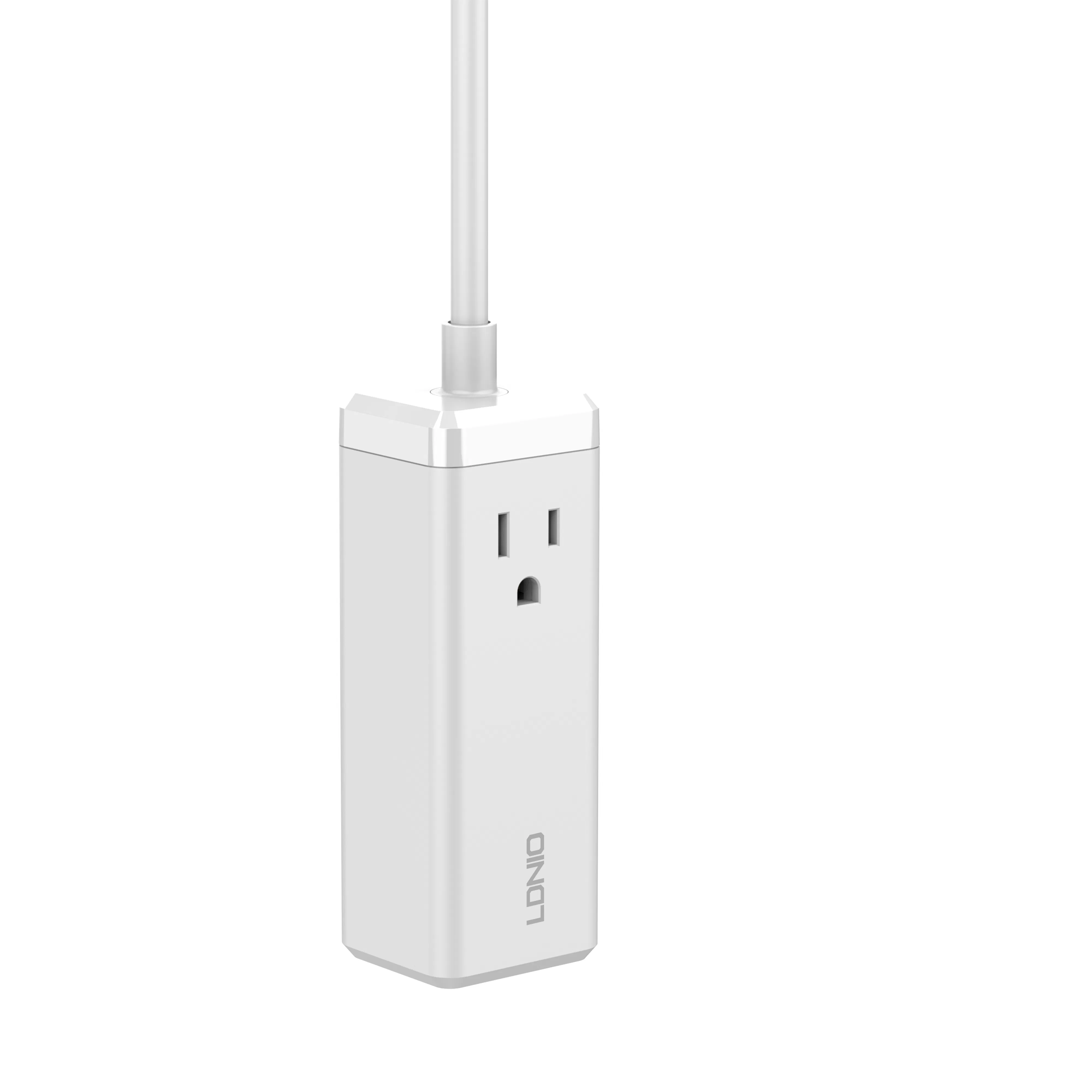 Ldnio Su1441 2500W Fita de Energia Padrão dos EUA com 2 USB-C &amp; 2 USB-a 65W Alta Potência - Fita de Extensão Multi Tomada