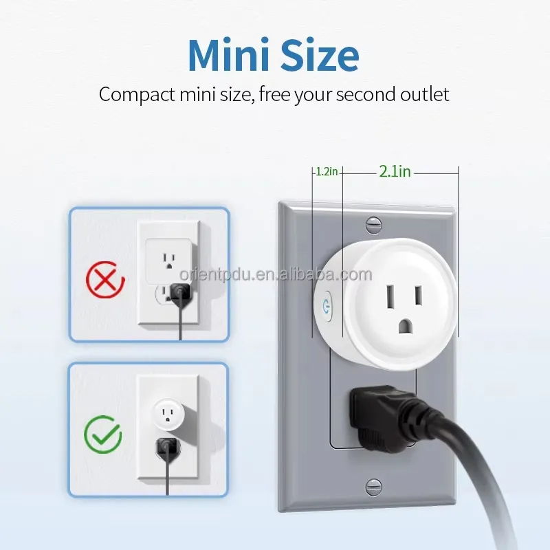 Am3 Nós 10A Plugue Inteligente WiFi Controle por APP Certificado pela FCC