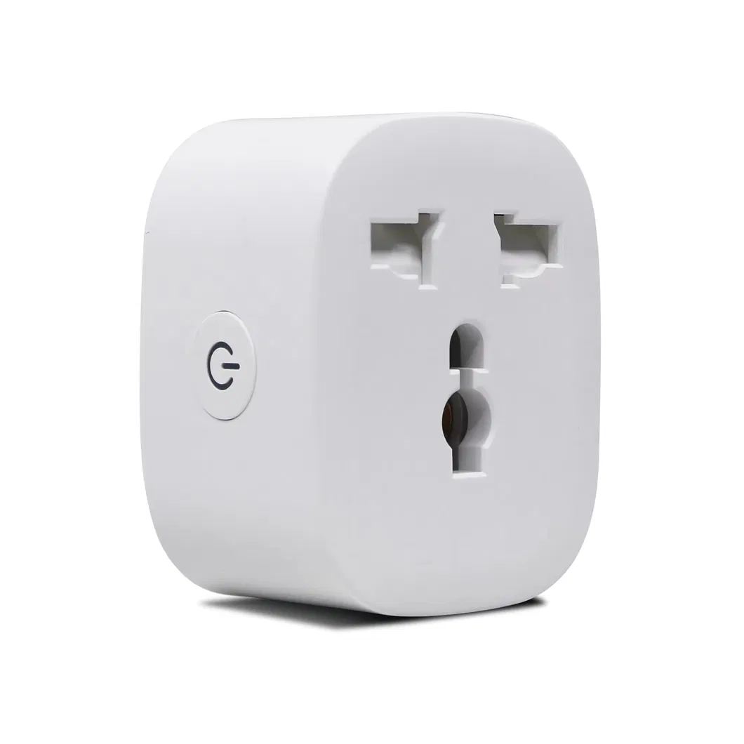 Plug Inteligente Tuya WiFi Tomada Universal com Monitoramento de Energia 16AMP Controle de Voz Alexa Produtos para Casa Inteligente