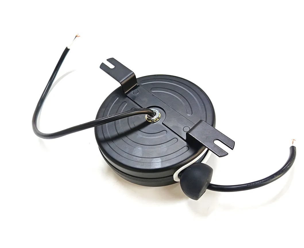 2m 2X16AWG Carretel de Cabo Retrátil Elétrico com Sistema de Bloqueio Automático Fio de Extensão à Venda