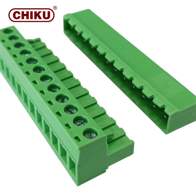 Chiku 5.08mm Conector Fêmea Bloco de Terminais PCB Série Bph Conector Plugável Reto para Controle Industrial