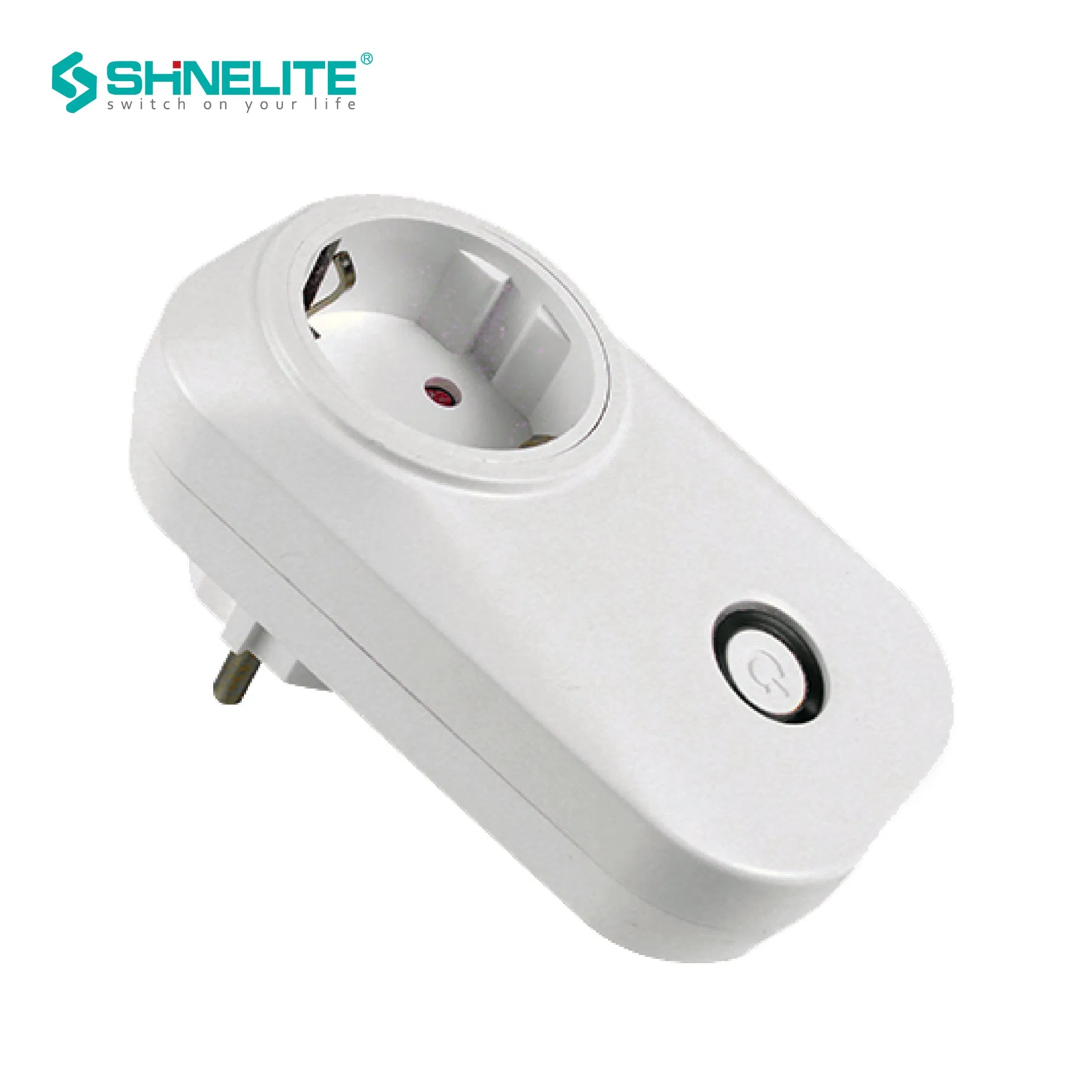 Plugue Inteligente WiFi Tipo EU de Parede AC 110-240V
