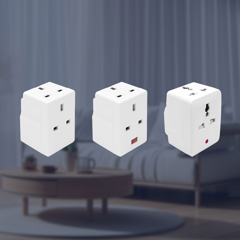 3 Adaptador de Plugue Múltiplo para Tomada de Parede