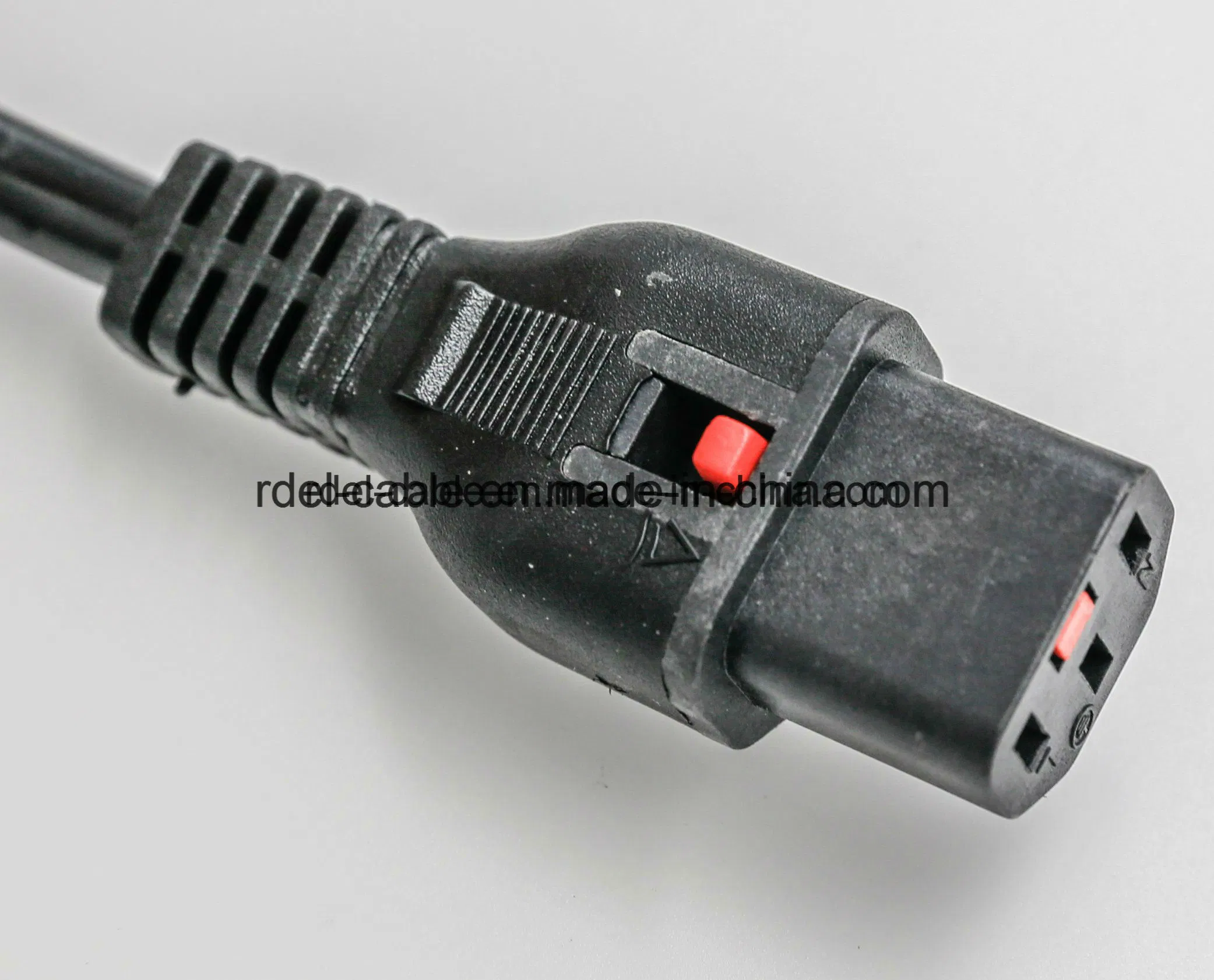 Conector IEC Reprogramável com Fechadura C13 C14 C15 C19 C20 C21