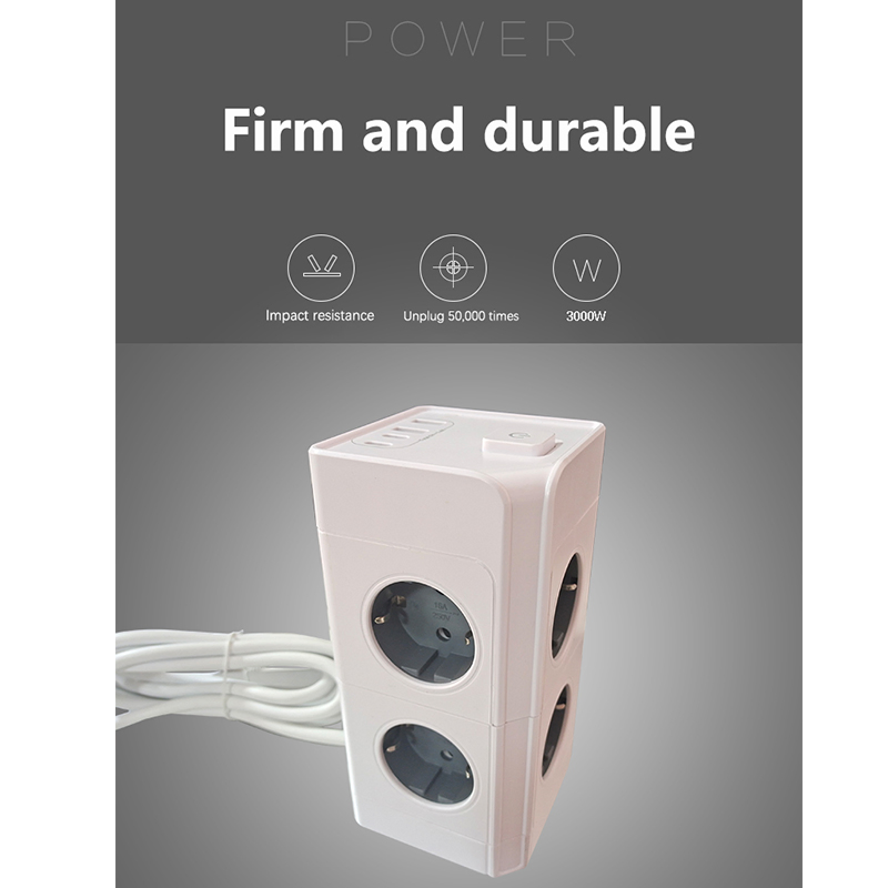 Carregamento Rápido Boa qualidade Alta Potência 3680W Régua de Energia Personalizada