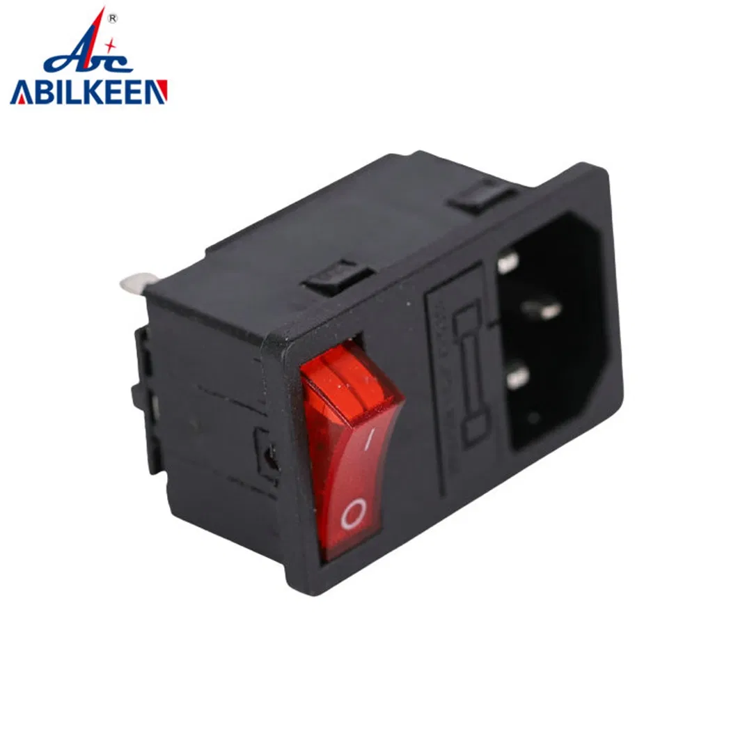10A 250V Conector de Energia Fêmea Macho Preto IEC C13 C14 Plugue 3 Soquete AC C13 Conector Macho
