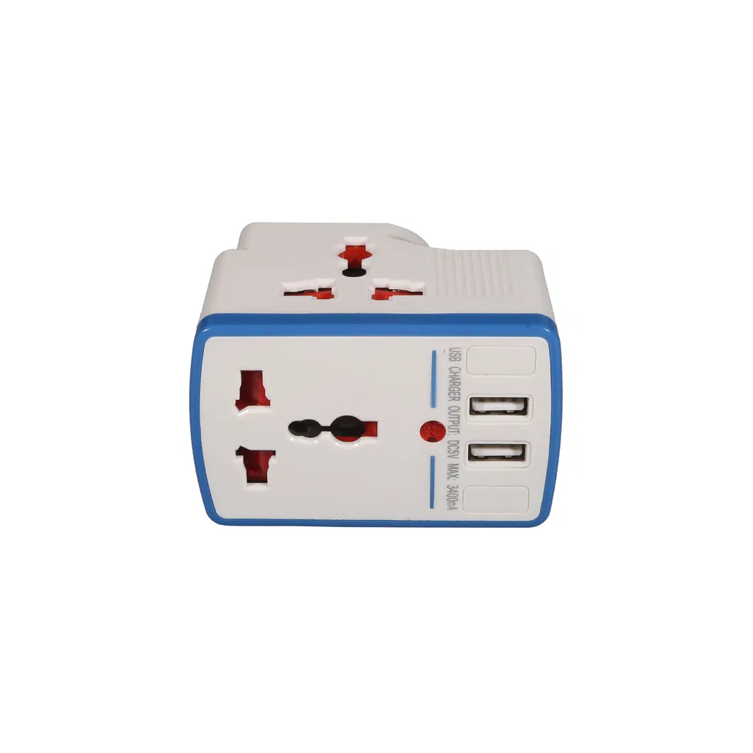 Adaptador de Viagem Universal Multi UK com 4*USB Portas de Carregamento