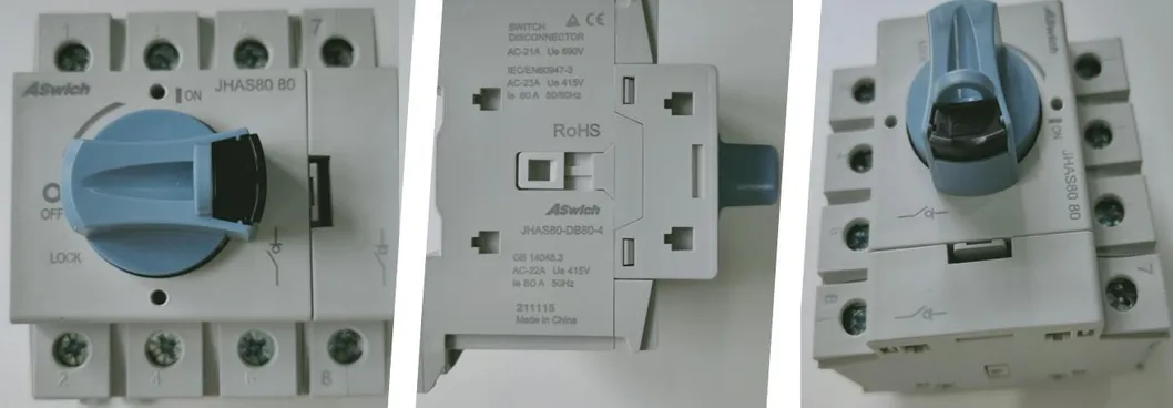 Interruptor Isolador Solar PV AC/DC à Prova de Tempo