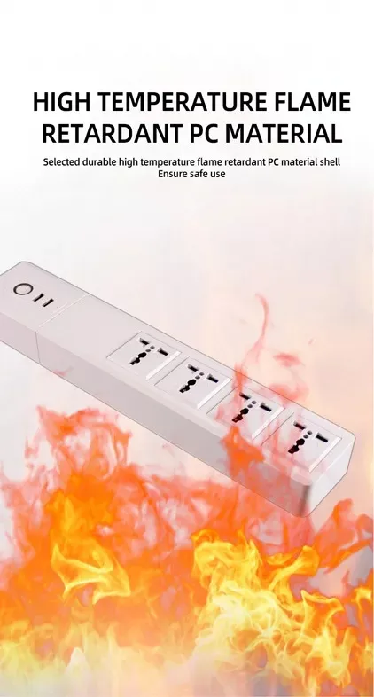 Plug de Luz LED WiFi Inteligente, Faixa de Potência WiFi para Casa Inteligente