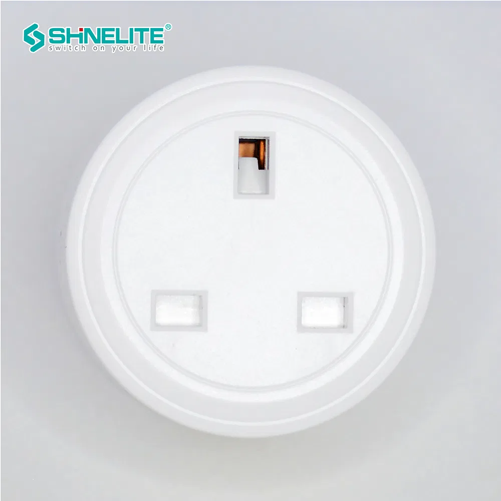 Plugue de Potência Inteligente WiFi de Plástico com Segurança Tipo UK