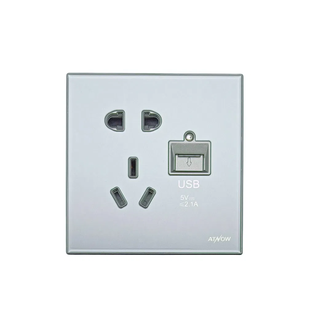 Tomada de parede USB com carregamento rápido CCC