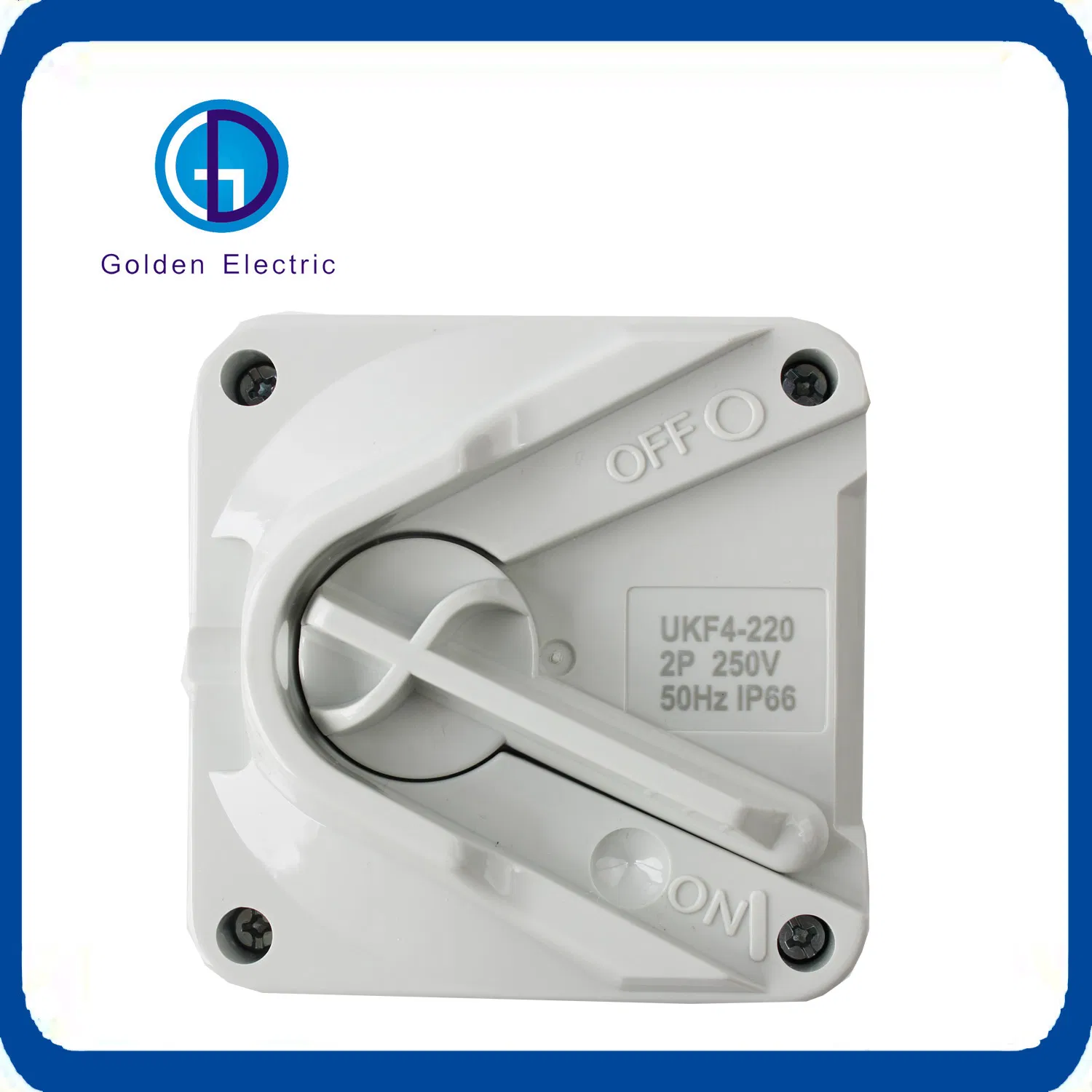 Interruptor Isolador à Prova d'Água Interruptor Mini Isolador 2p IP66 À Prova d'Água