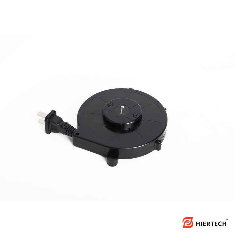 Carretel de extensão elétrica HIERTECH JP com cabo retrátil automático