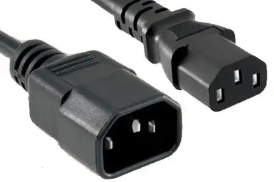 Fábrica de Guangzhou Tempo de Entrega Rápido 10A 250V IEC C13 C14 Cabo de Alimentação