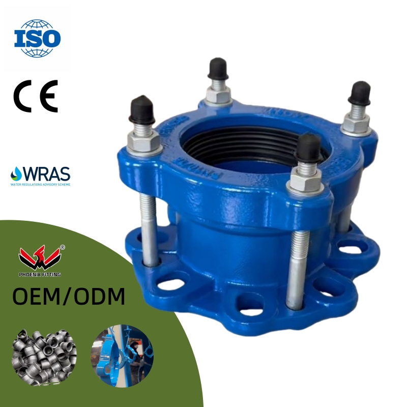 Acoplamento de Flange Universal e Adaptador para Sistemas de Tubulação de Múltiplos Tamanhos