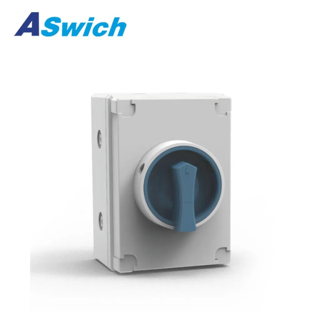 IP66 415V/690V AC 10A 16A 20A 25A 32A 40A 50A 63A 80A 100A 125A Interruptor Isolador Solar PV AC/DC à Prova d'Água e à Prova de Tempo