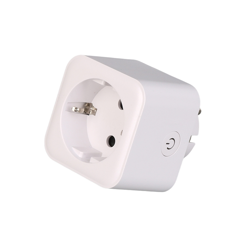 Tomada inteligente WiFi Tuya para controle remoto com plugue EU para automação residencial