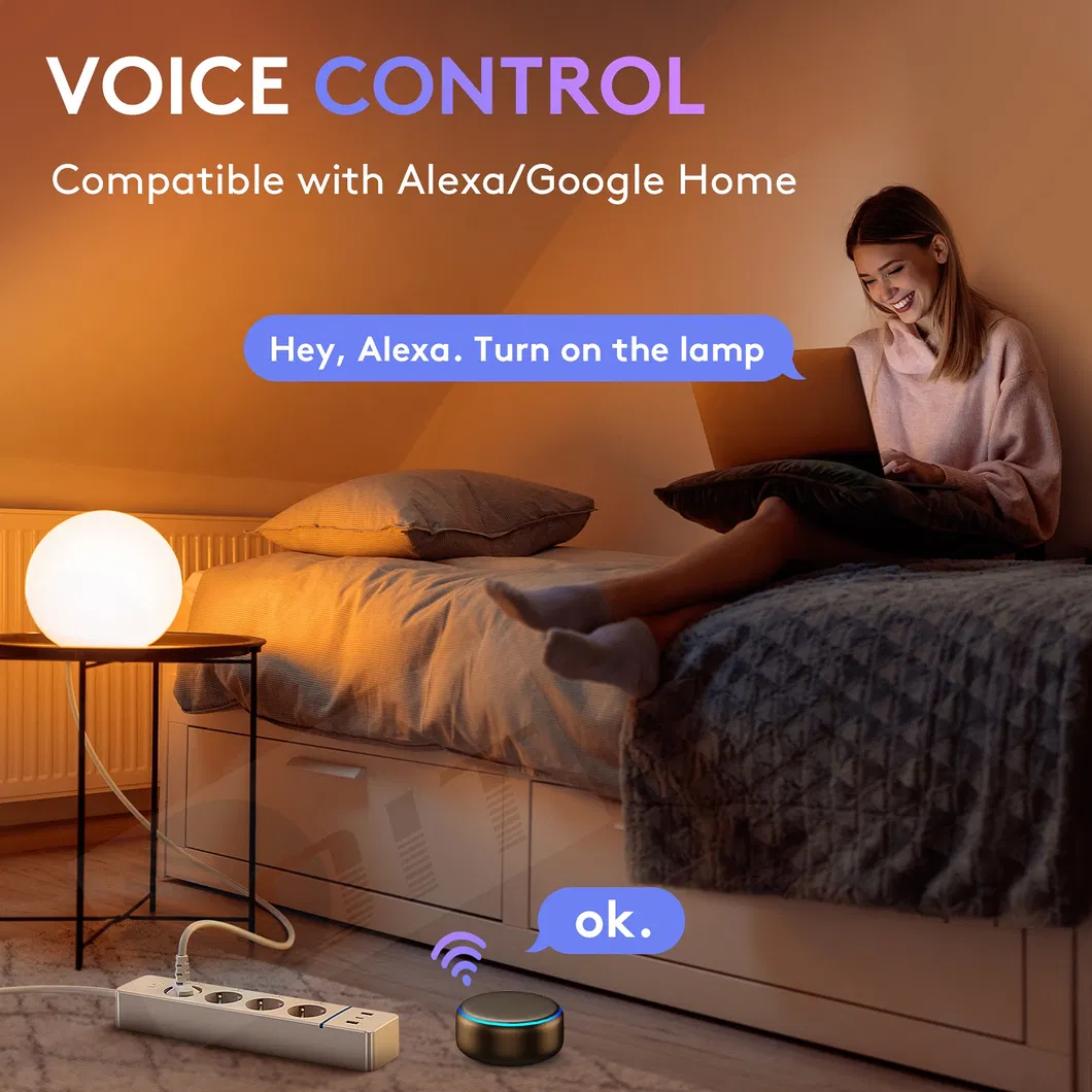Protetor de Surto com Controle Remoto, USB, Tomada Inteligente com Plugue EU