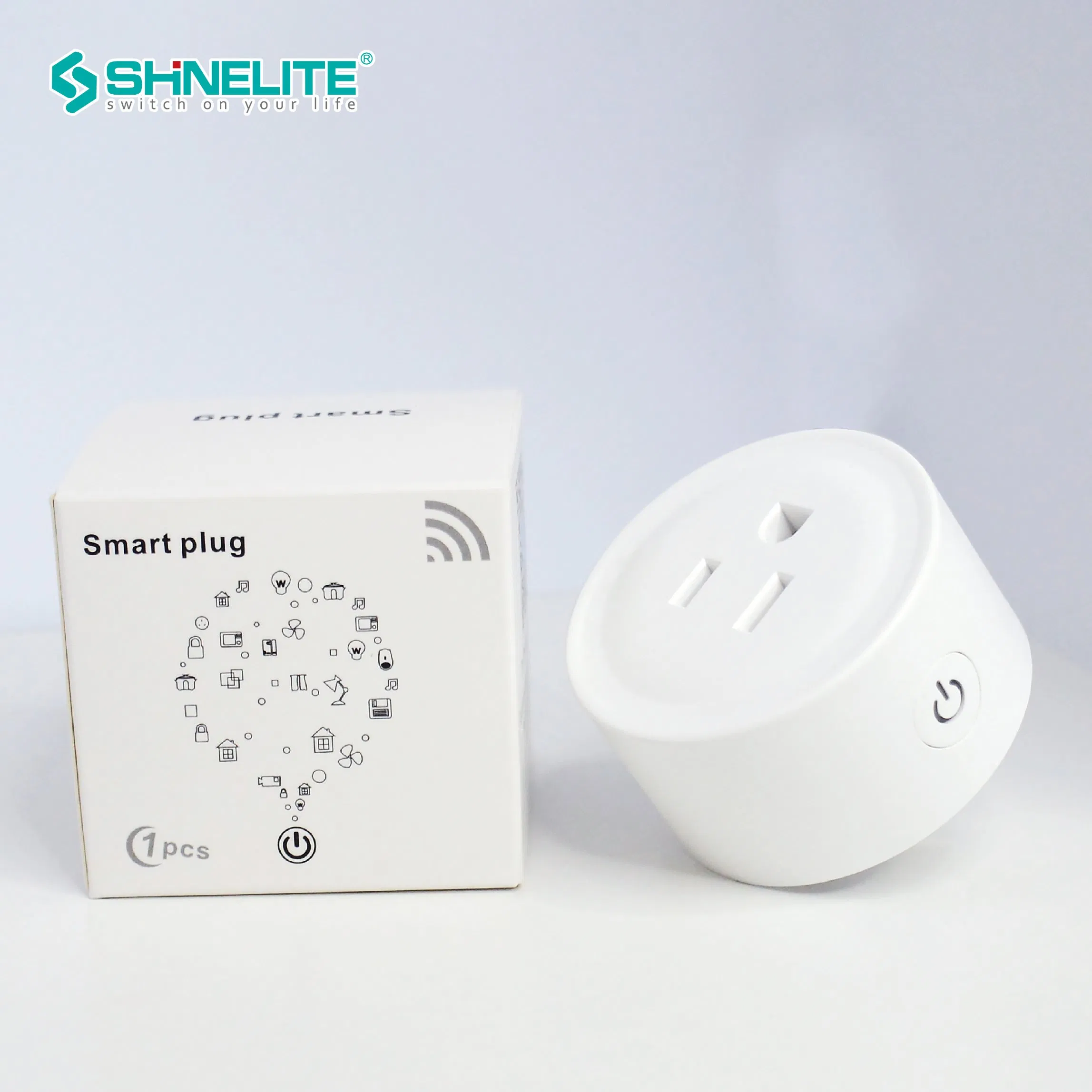 Plugue Inteligente WiFi Shinelite Tuya Tipo US