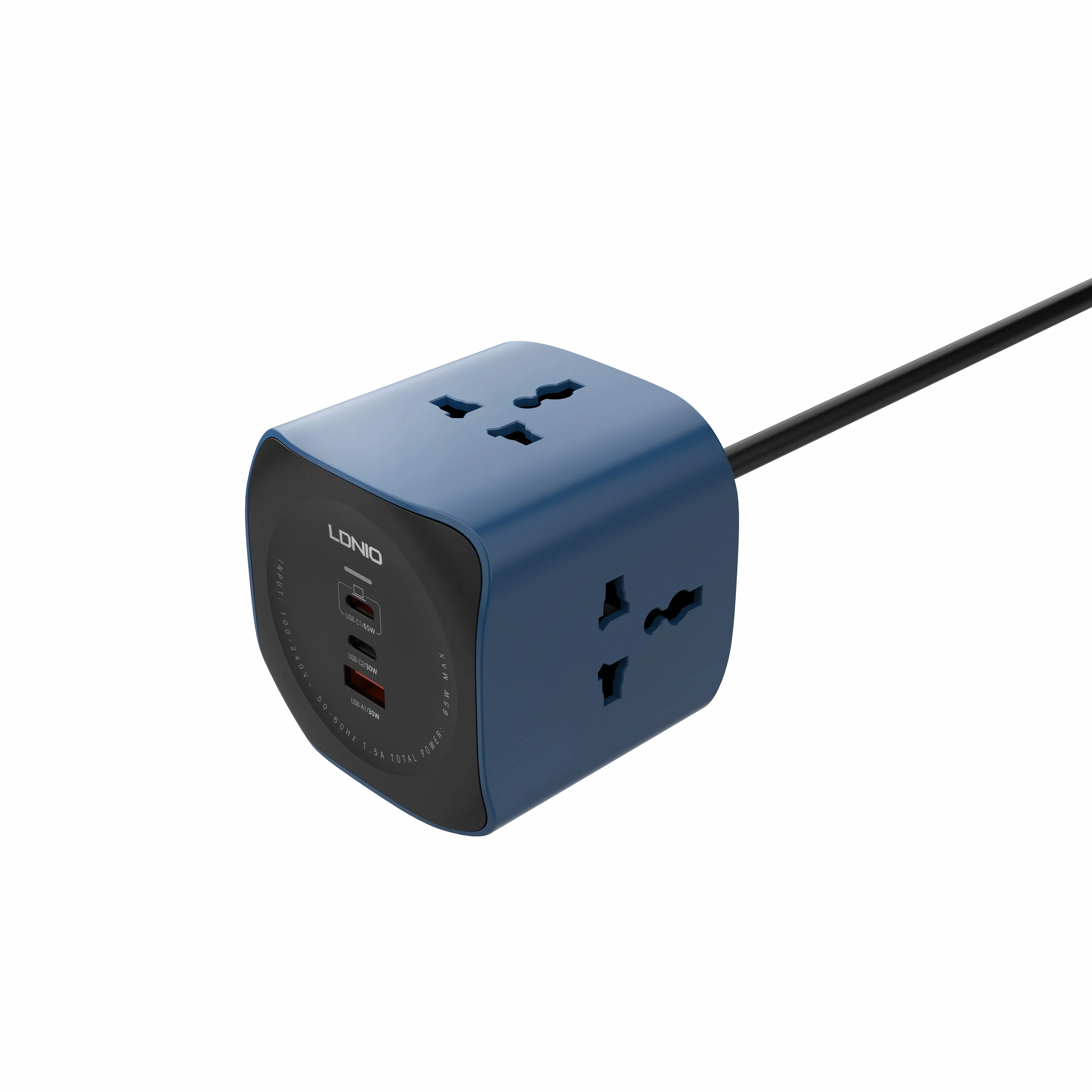 Furadeira de Alta Potência Ldnio Sc3319 65W Régua de Energia Inteligente com Proteção contra Sobretensão