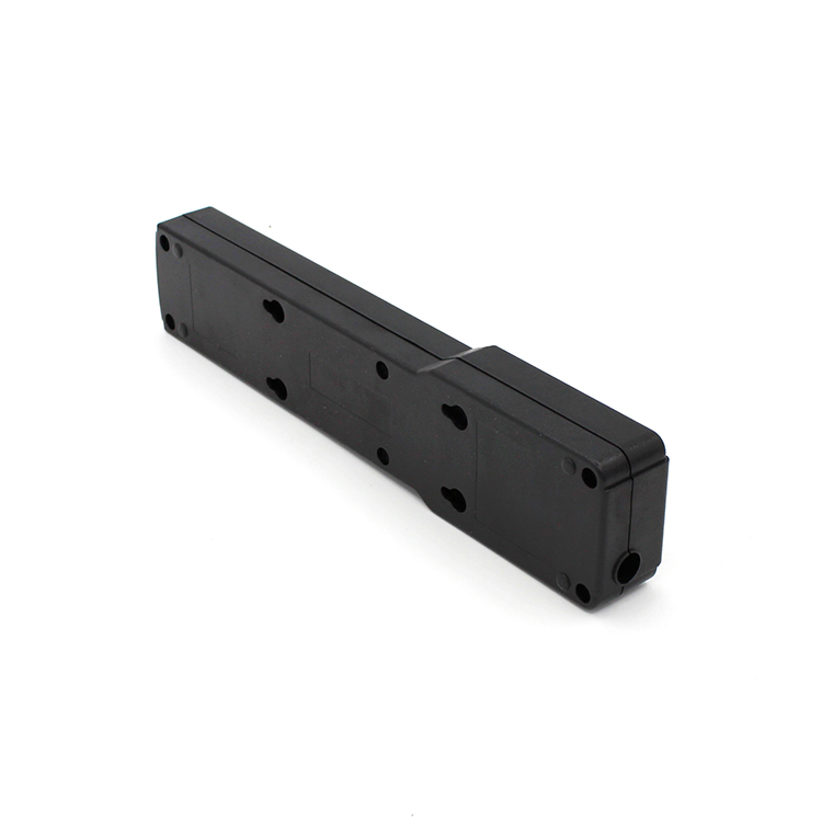 Bayu Novo Design Preto Us 4-Outlets Unidade de Energia com USB e Protetor contra Sobrecarga Protetor de Sobrecarga Botão para Móveis de Casa