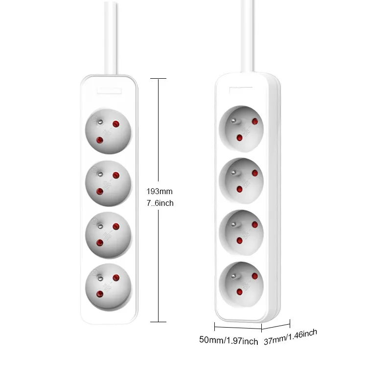 Régua de Energia USB Inteligente com Protetor contra Sobretensão
