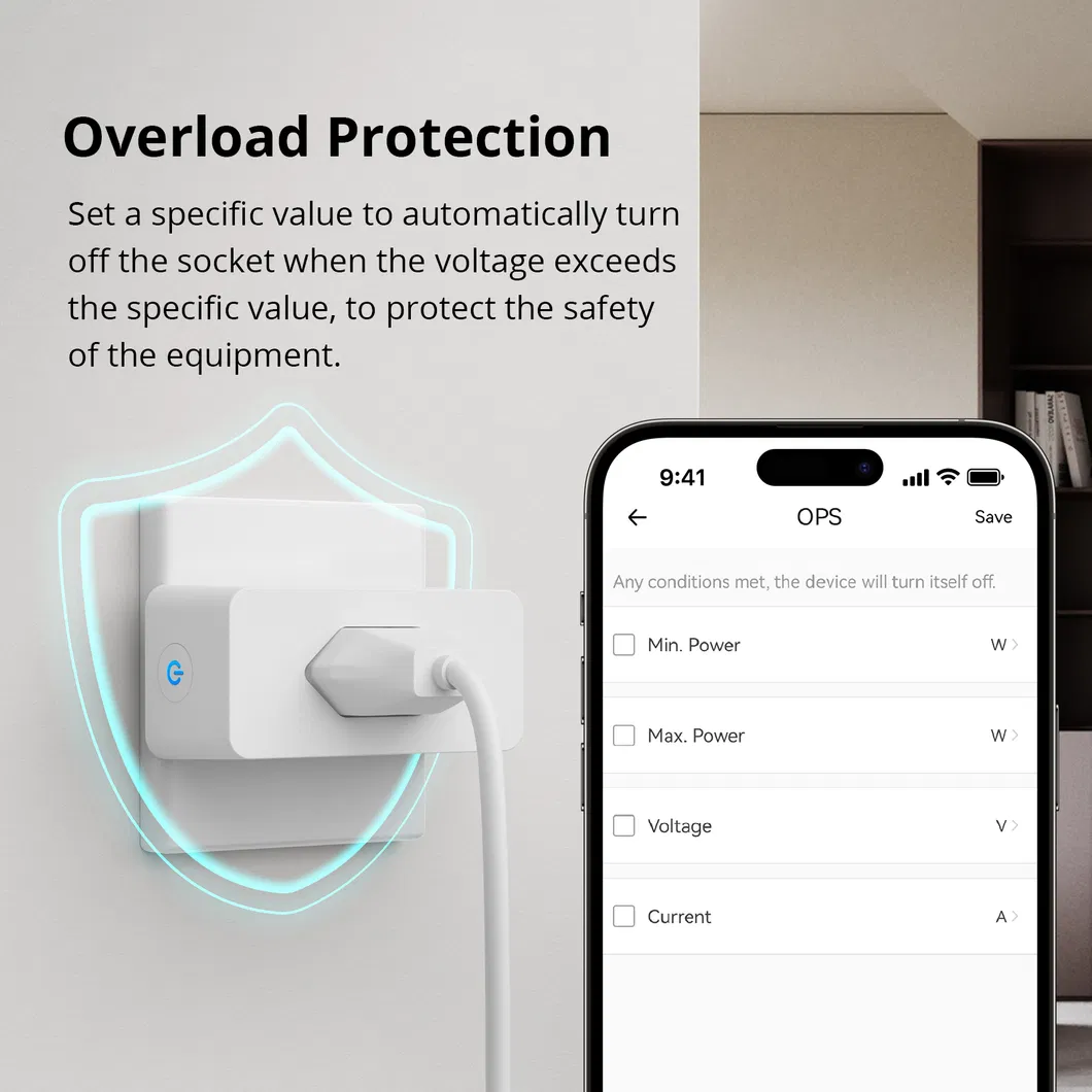 Plugue Inteligente Halolite Brasil com Controle de Medição de Energia pelo APP da Tuya ou Smart Life e Controle por Voz Google Amazon Alexa