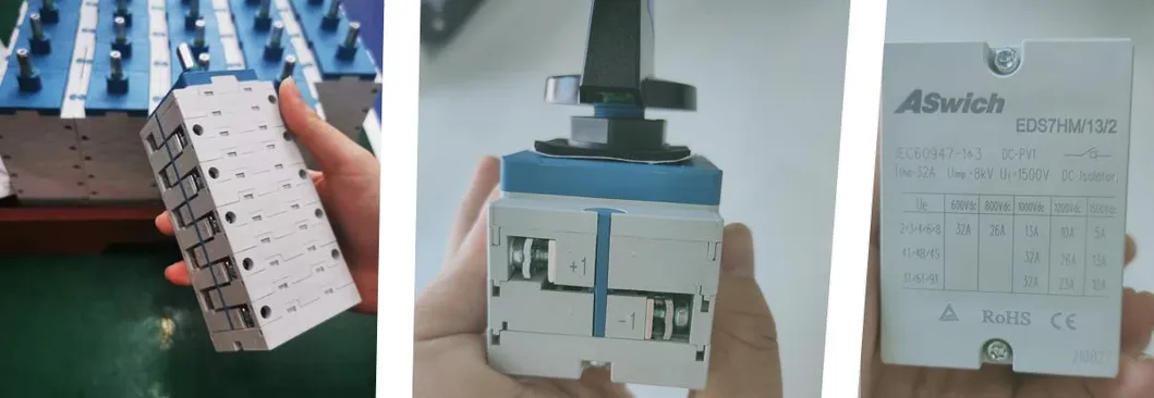 Especificações do Isolador DC Solar Prova d'Água