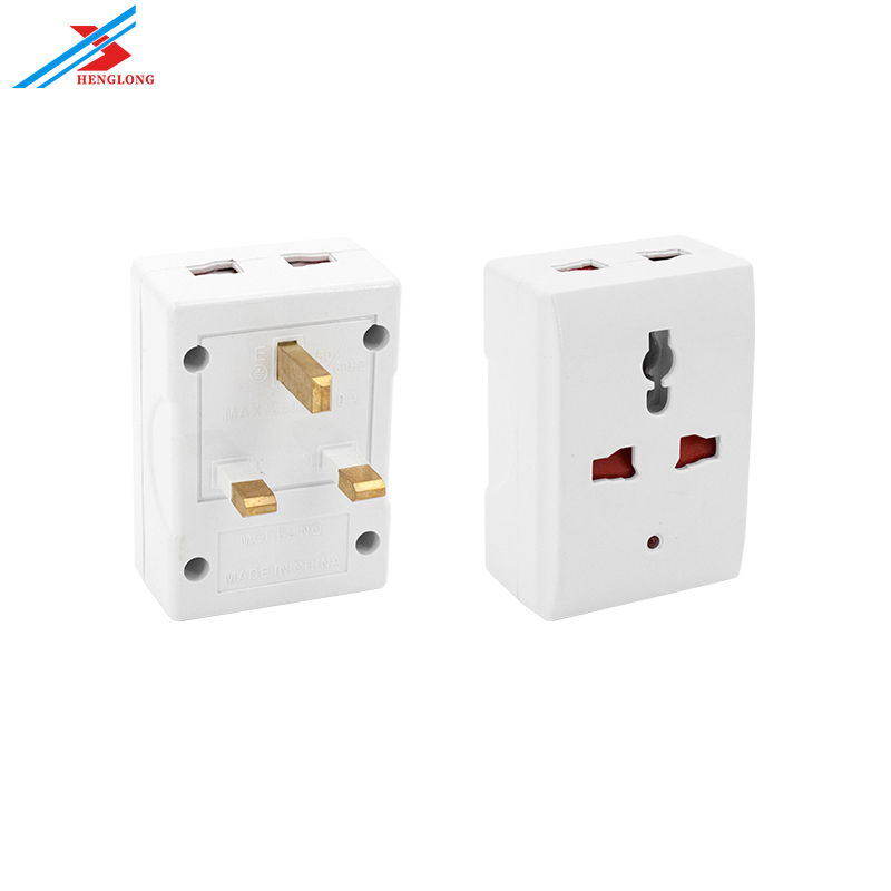 Adaptador de Plugue Multi Universal 3 para Socket UK 3 Camadas Tanzânia