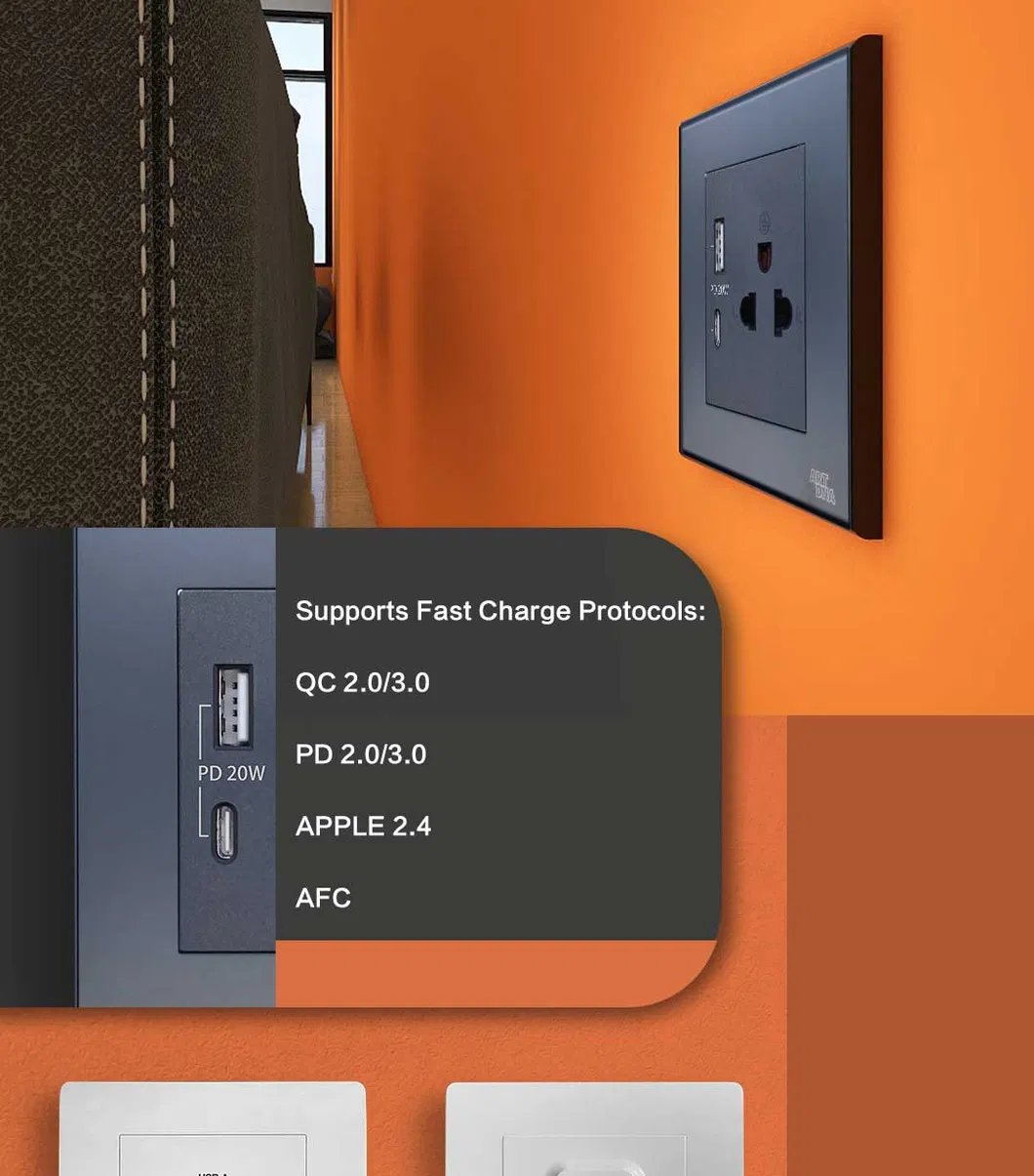 Tomada Universal com Portas USB para Acesso Fácil