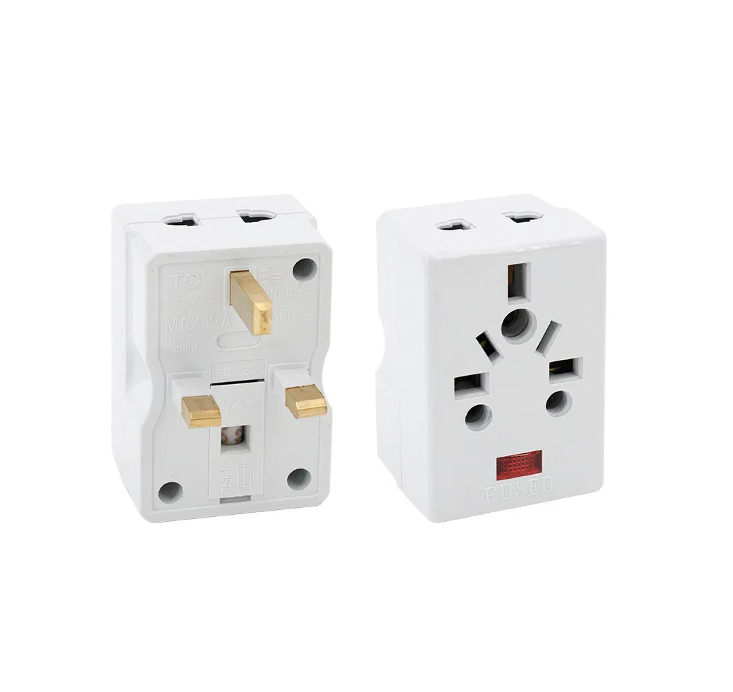 3 Adaptador de Plugue Múltiplo para Tomada de Parede